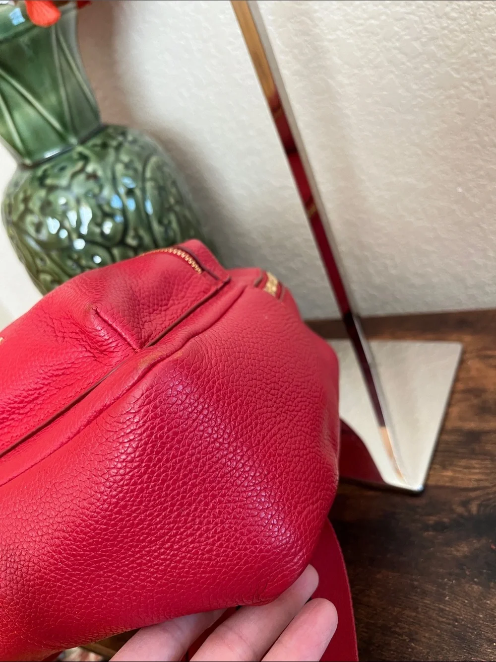 Coach F38263 Mini Charlie Backpack bright red - Picture 10 of 14